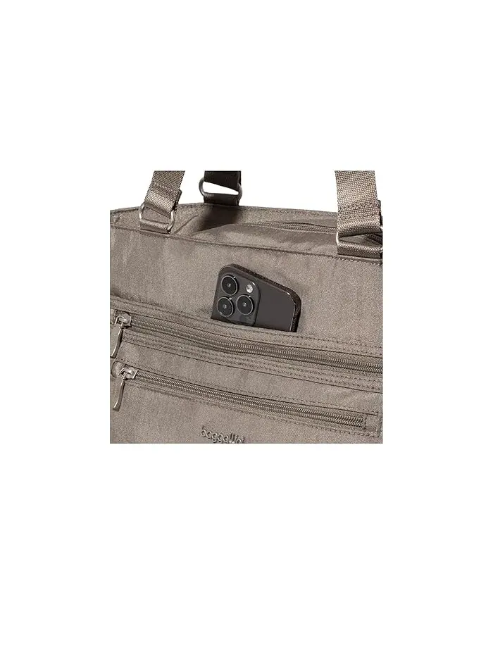Сумка-шоппер Modern Everyday Shopper Baggallini — изображение 5 из 5, серебристый