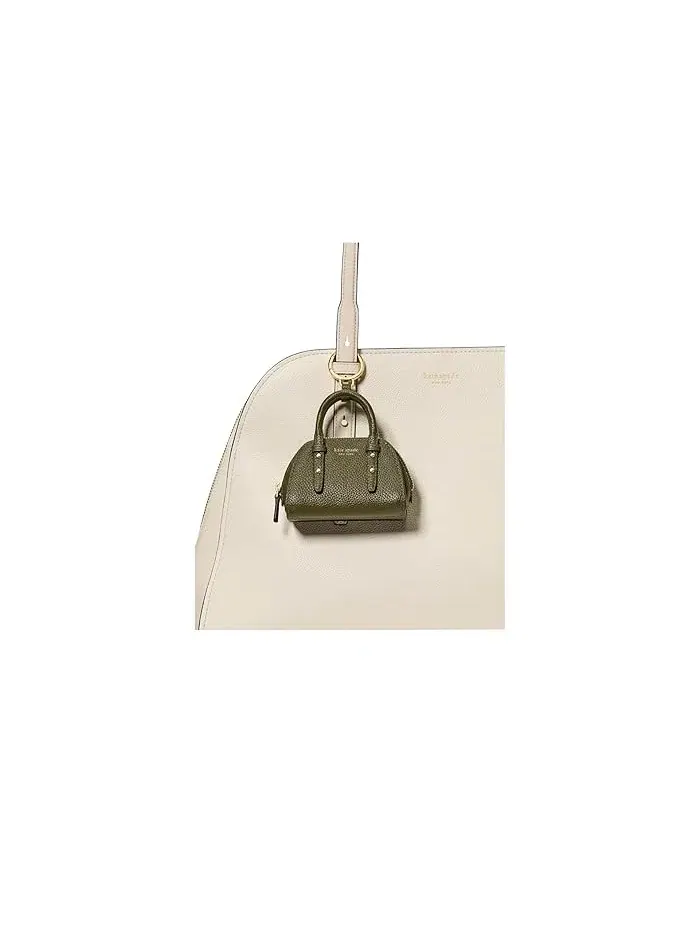 Сумка-брелок Charmed Pebbled Leather Nano Carryall Kate Spade New York — 2