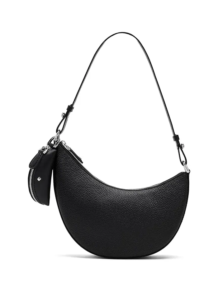 Сумка мини Duo Mini Shoulder Kate Spade New York — изображение 1 из 5, черный/серебристый