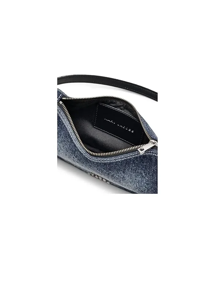 Сумка через плечо деним The Faded Denim Charm Shoulder Bag Marc Jacobs — изображение 3 из 3, винтажный индиго