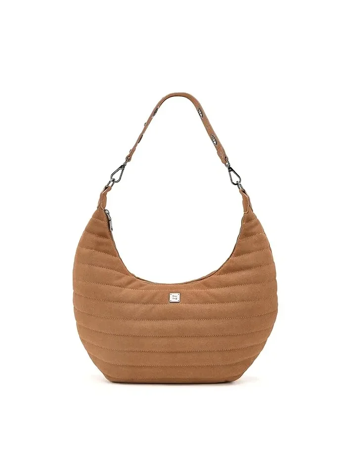 Сумка moon-shaped THINK ROYLN Moonstruck, Terracotta Suede — 1