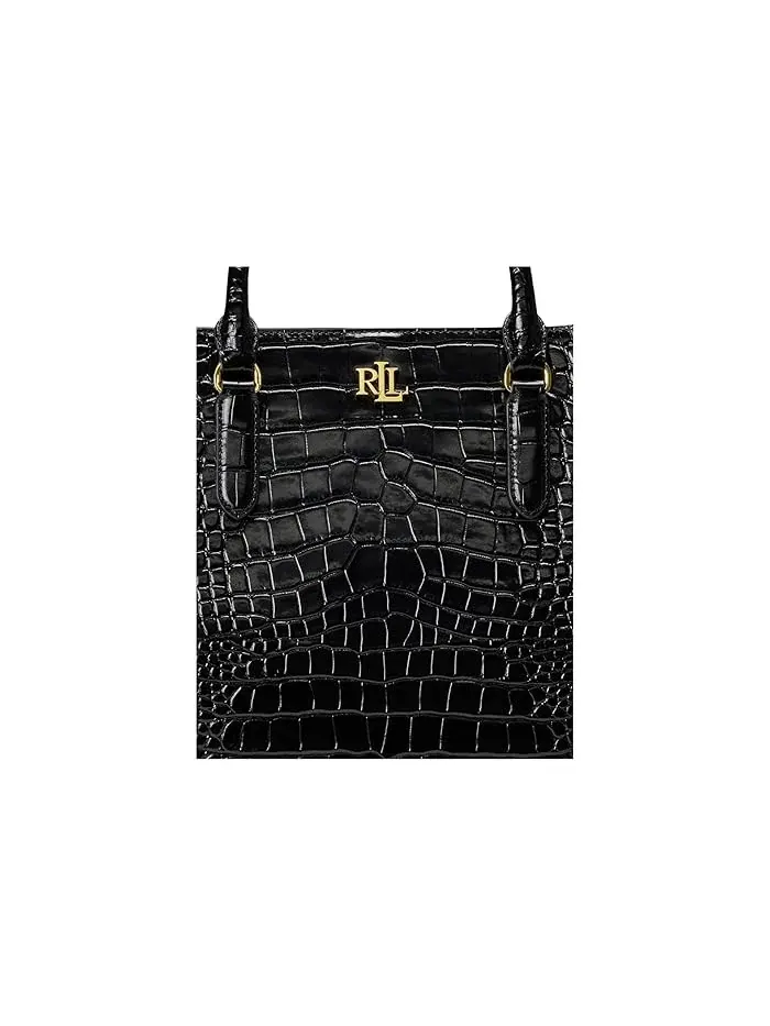 Сумка крокодиловая кожа Large Marcy Lauren Ralph Lauren — 5