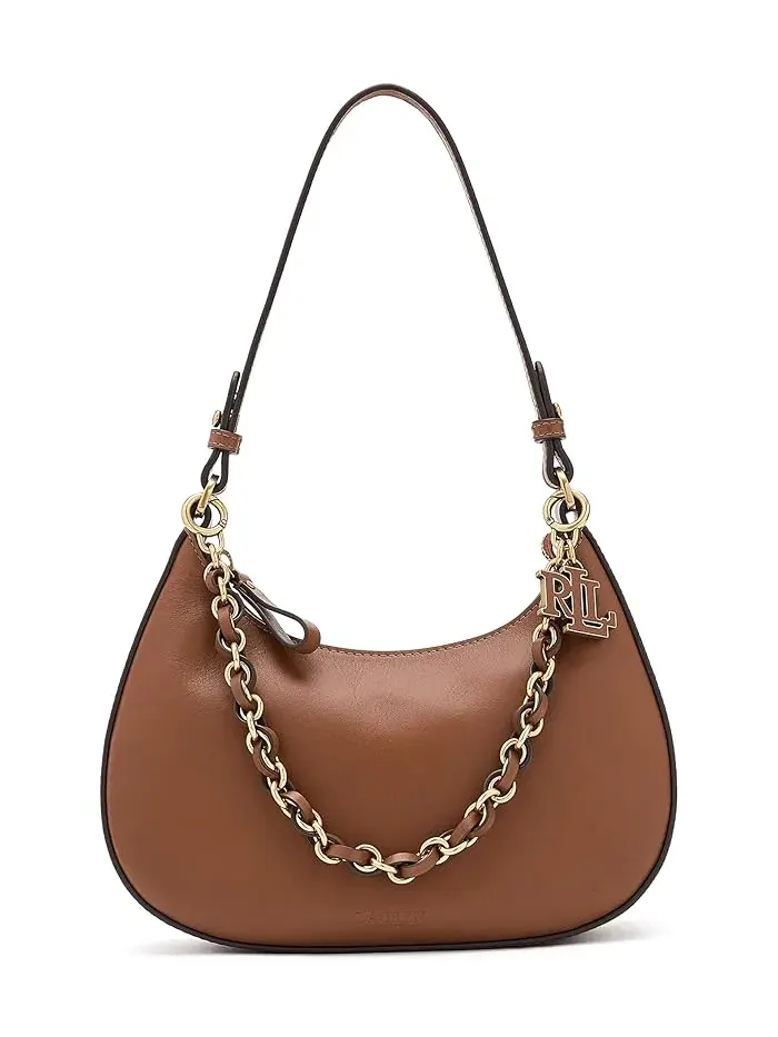Сумка через плечо Leather Medium Marcy Zip Lauren Ralph Lauren — 1