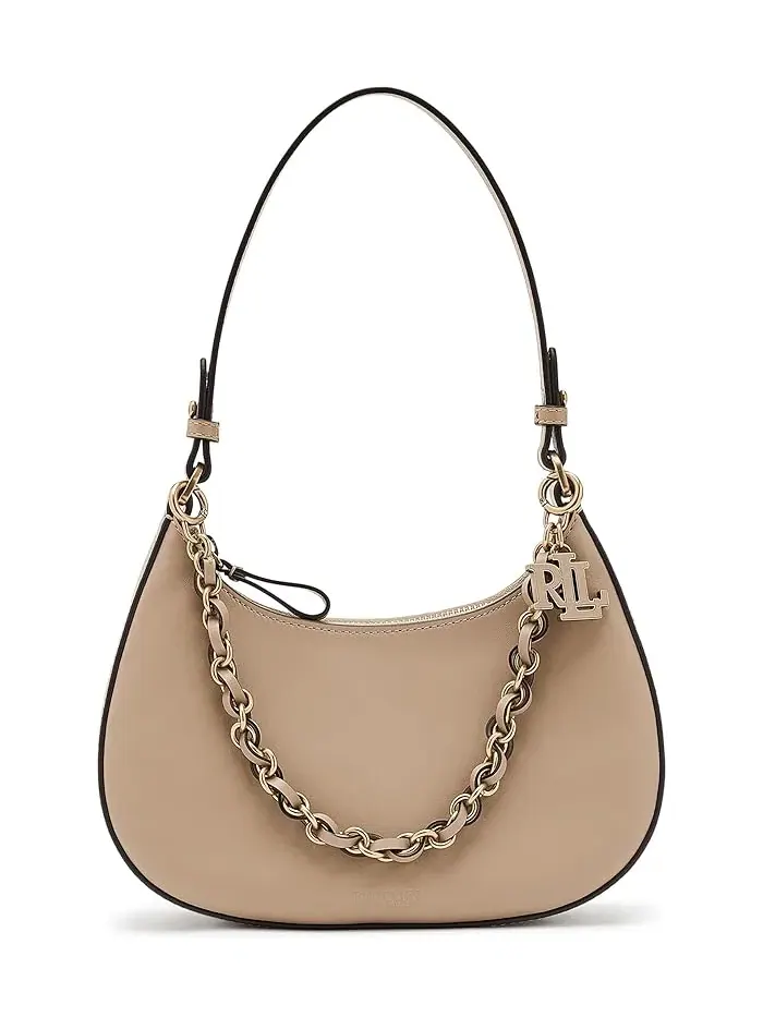 Сумка через плечо Leather Medium Marcy Zip Lauren Ralph Lauren — 1