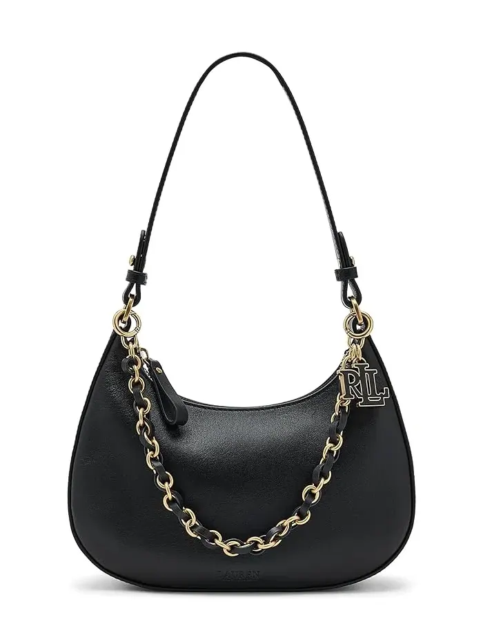 Сумка через плечо Leather Medium Marcy Zip Lauren Ralph Lauren — 1