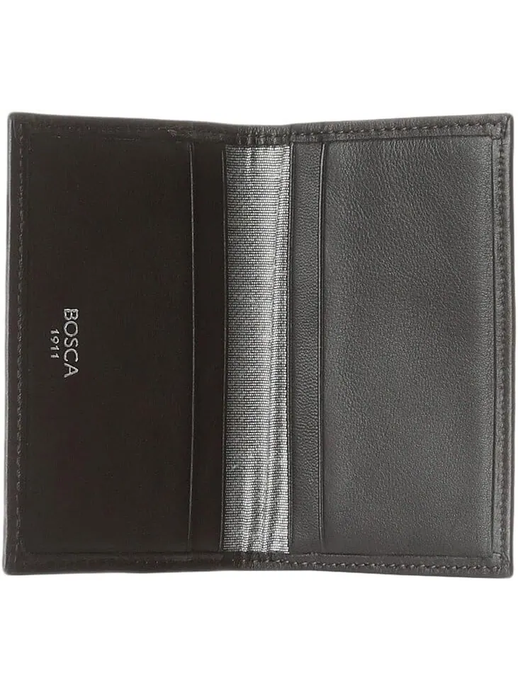Кошелек Nappa Vitello Calling Card Case Bosca — изображение 4 из 4, черный