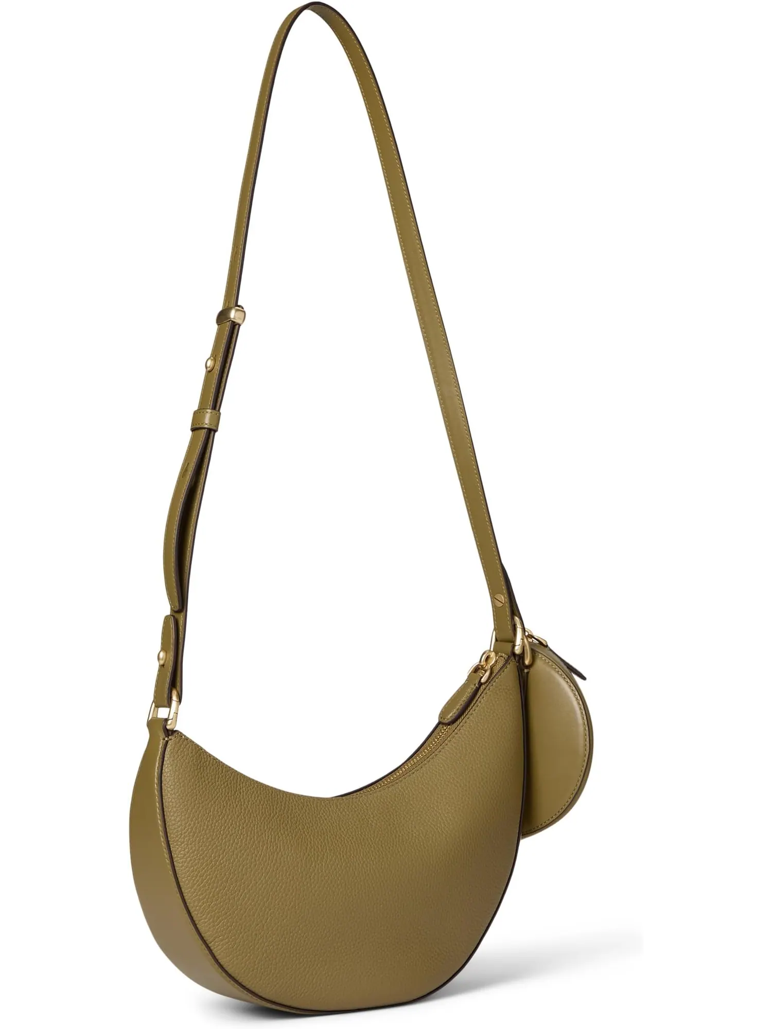 Сумка кросс-боди Kate Spade New York Duo Pebbled Leather Crossbody Bag — изображение 2 из 6, тимьян