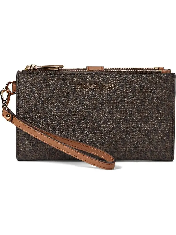 Женская клатч-бра Jet Set с двойной молнией MICHAEL Michael Kors — изображение 1 из 4, коричневый