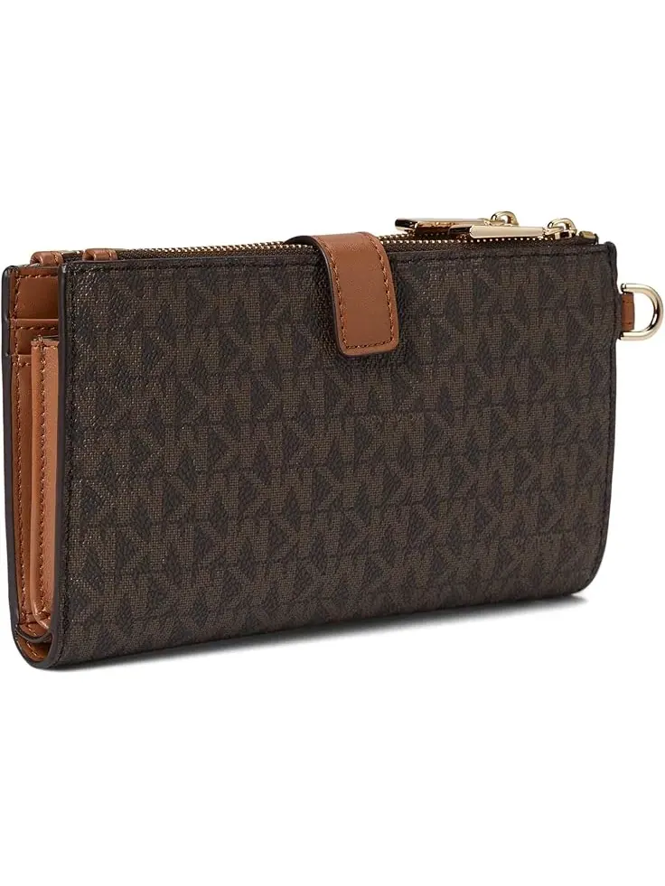 Женская клатч-бра Jet Set с двойной молнией MICHAEL Michael Kors — изображение 2 из 4, коричневый