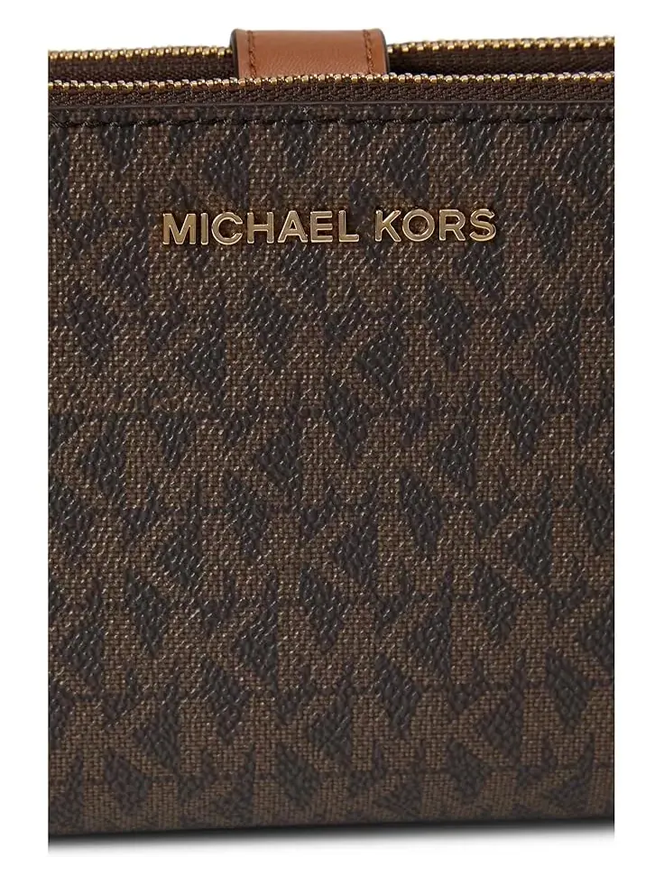 Женская клатч-бра Jet Set с двойной молнией MICHAEL Michael Kors — изображение 4 из 4, коричневый