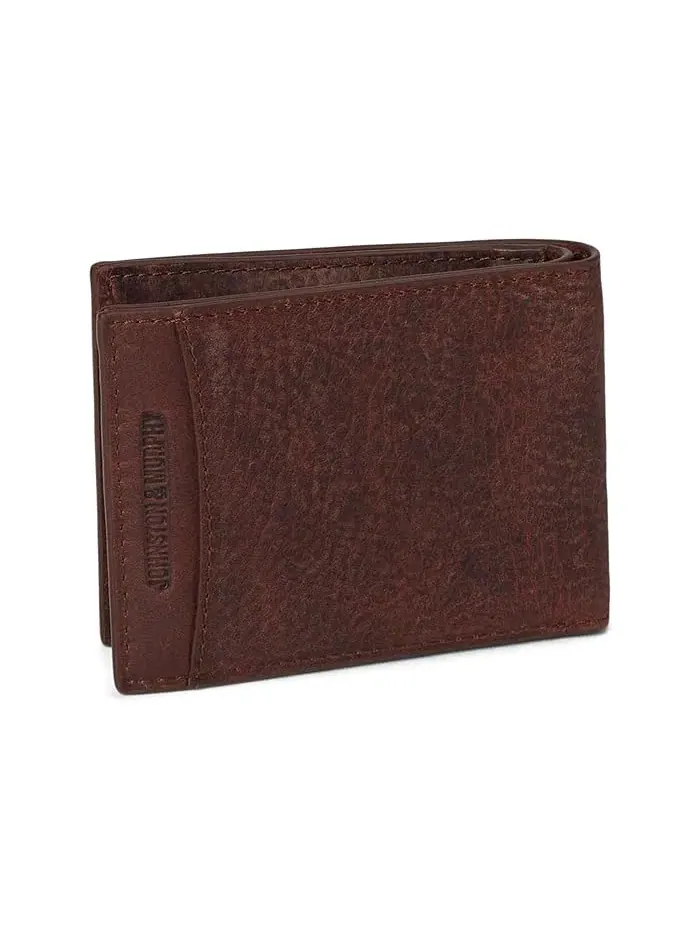 Бумажник с RFID защитой Kingston Billfold Johnston & Murphy — изображение 2 из 3, махагони