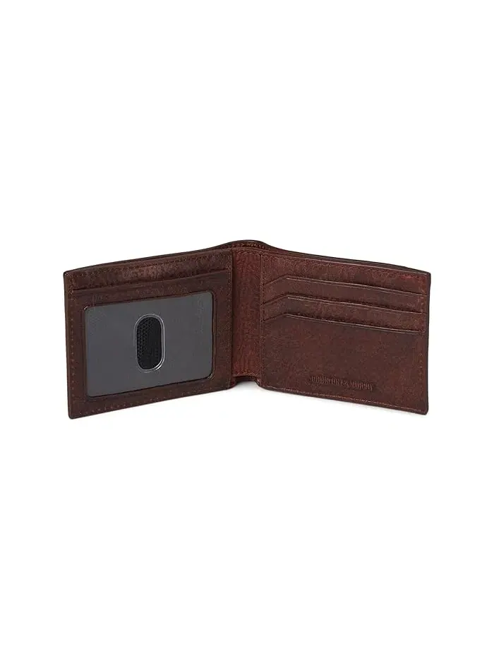 Бумажник с RFID защитой Kingston Billfold Johnston & Murphy — изображение 3 из 3, махагони