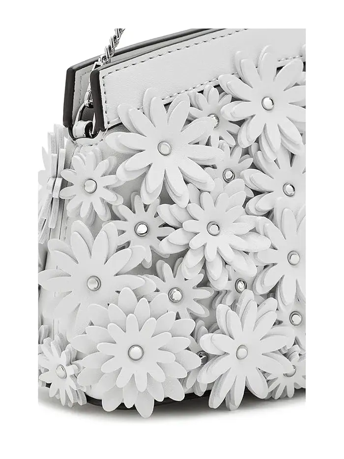 Сумка клатч Athena Small Dome Chain Clutch Crossbody MICHAEL Michael Kors — изображение 4 из 5, белый