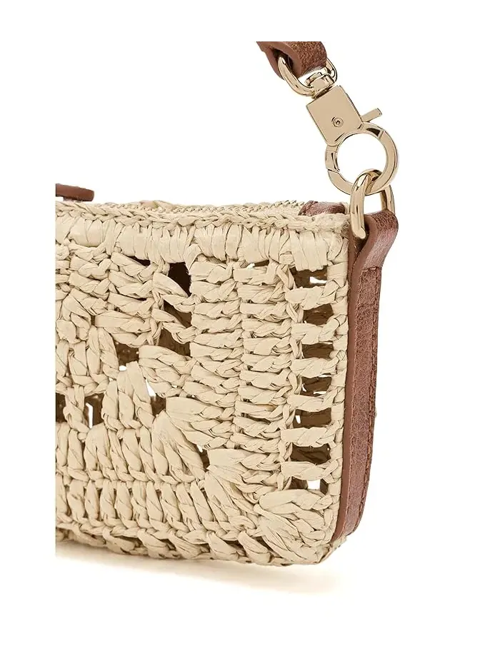 Сумка мини-клатч плетеная Straw Mini Pouch Madewell — изображение 4 из 5, прозрачный