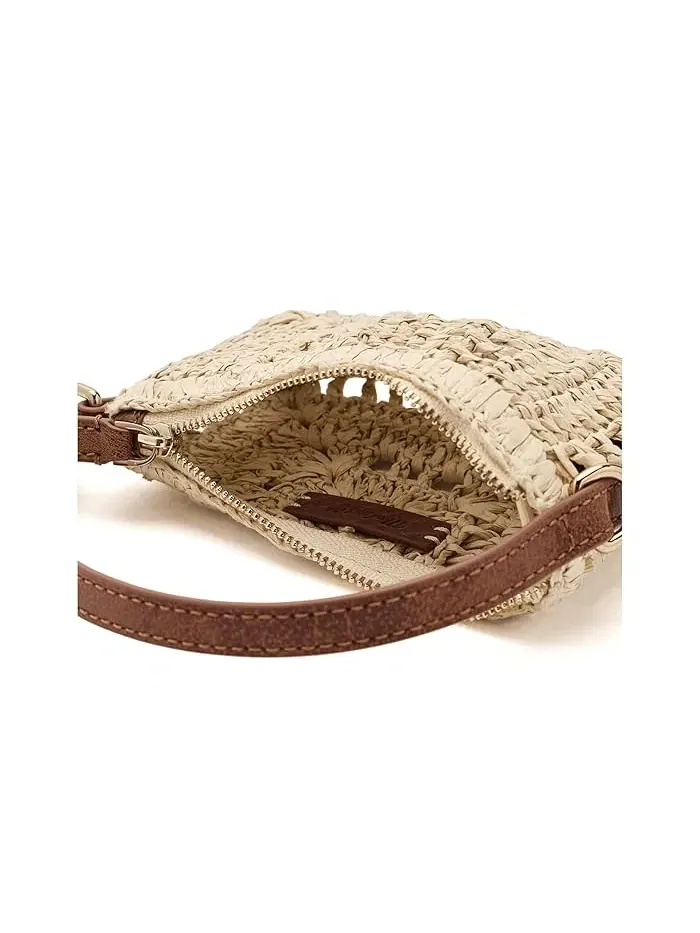 Сумка мини-клатч плетеная Straw Mini Pouch Madewell — изображение 5 из 5, прозрачный