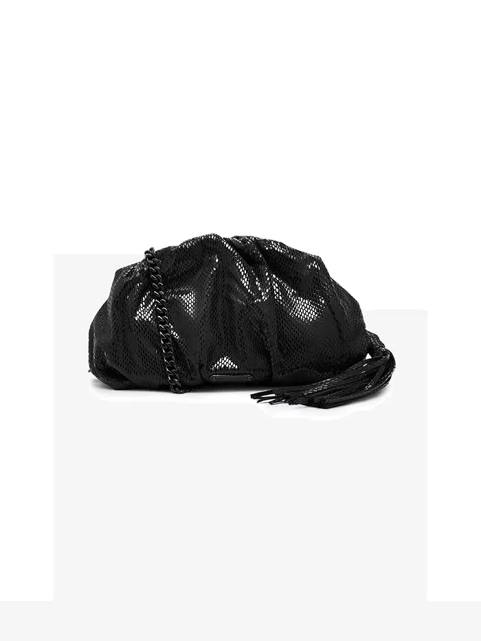 Сумка клатч Ruched Clutch Small Rebecca Minkoff — изображение 1 из 5, черный