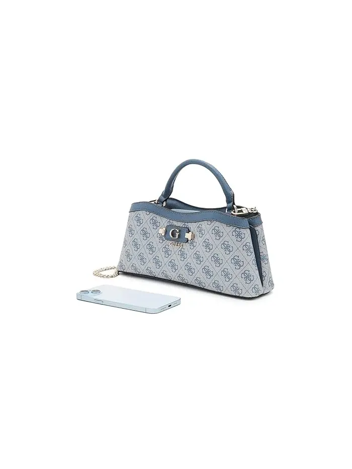 Сумка-саквояж Lindsey Small 2 Compartment GUESS — изображение 3 из 5, сланцевый