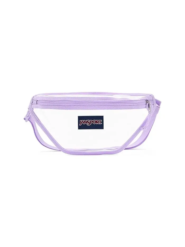 Поясная сумка JanSport Clear Waistpack, прозрачная — изображение 1 из 5, фиолетовый