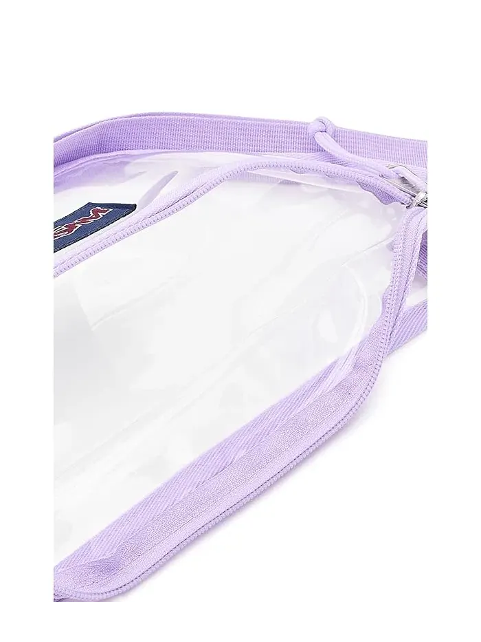 Поясная сумка JanSport Clear Waistpack, прозрачная — изображение 5 из 5, фиолетовый
