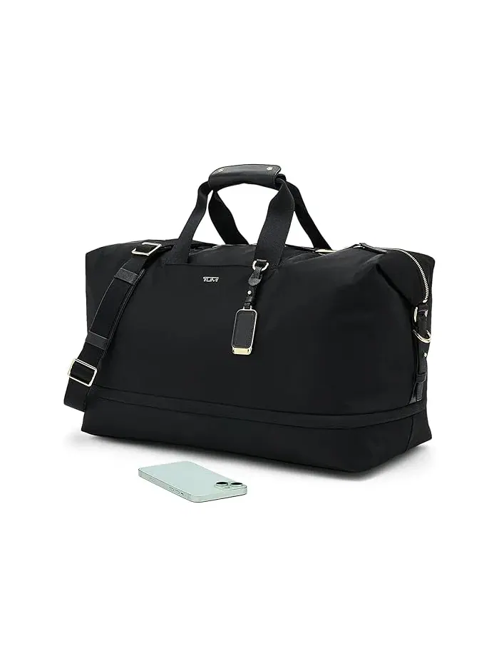 Сумка дорожная Tumi Rhys Expandable Duffel, расширяемая — изображение 3 из 5, черный/золотистый