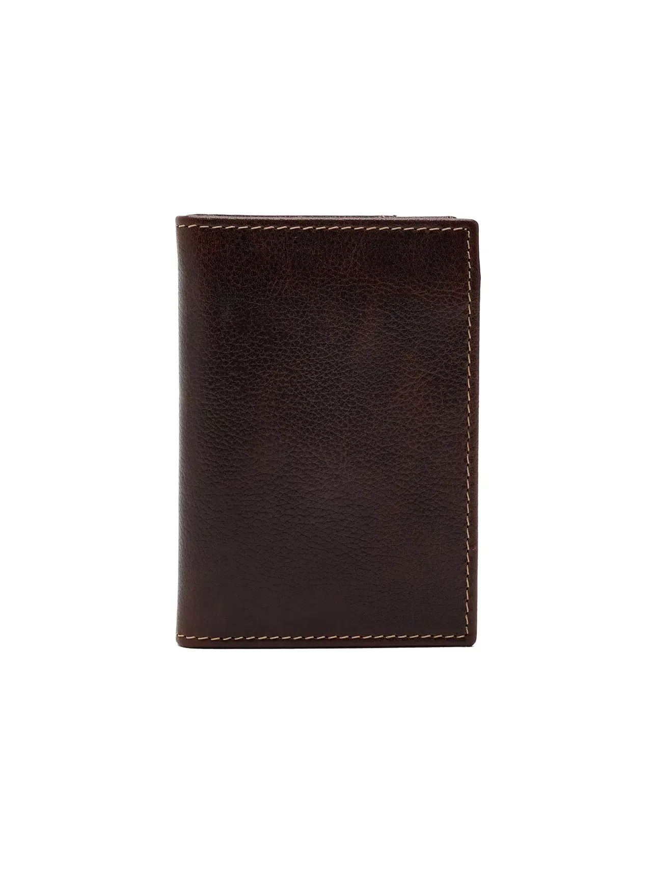 Кожаный L-образный кошелек L-Fold Leather Wallet Boconi Bags And Leather — коричневый
