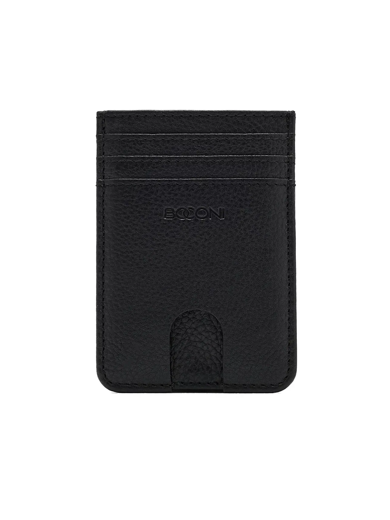 Магнитный чехол для телефона с картами и удостоверением Magnetic Phone Id Card Case Boconi Bags And Leather — черный