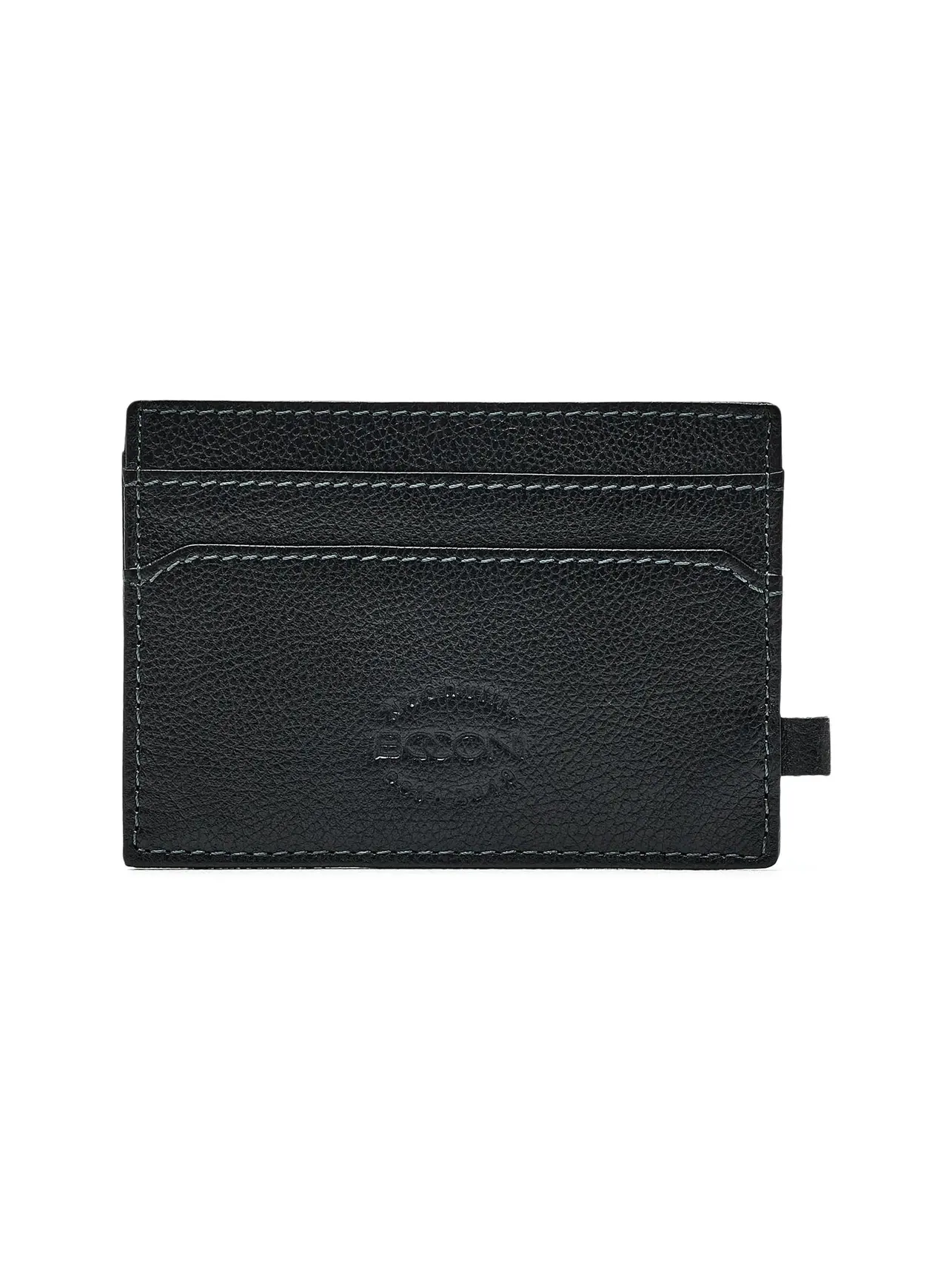 Кожаная визитница с удостоверением Leather ID Card Case Boconi Bags And Leather — черный