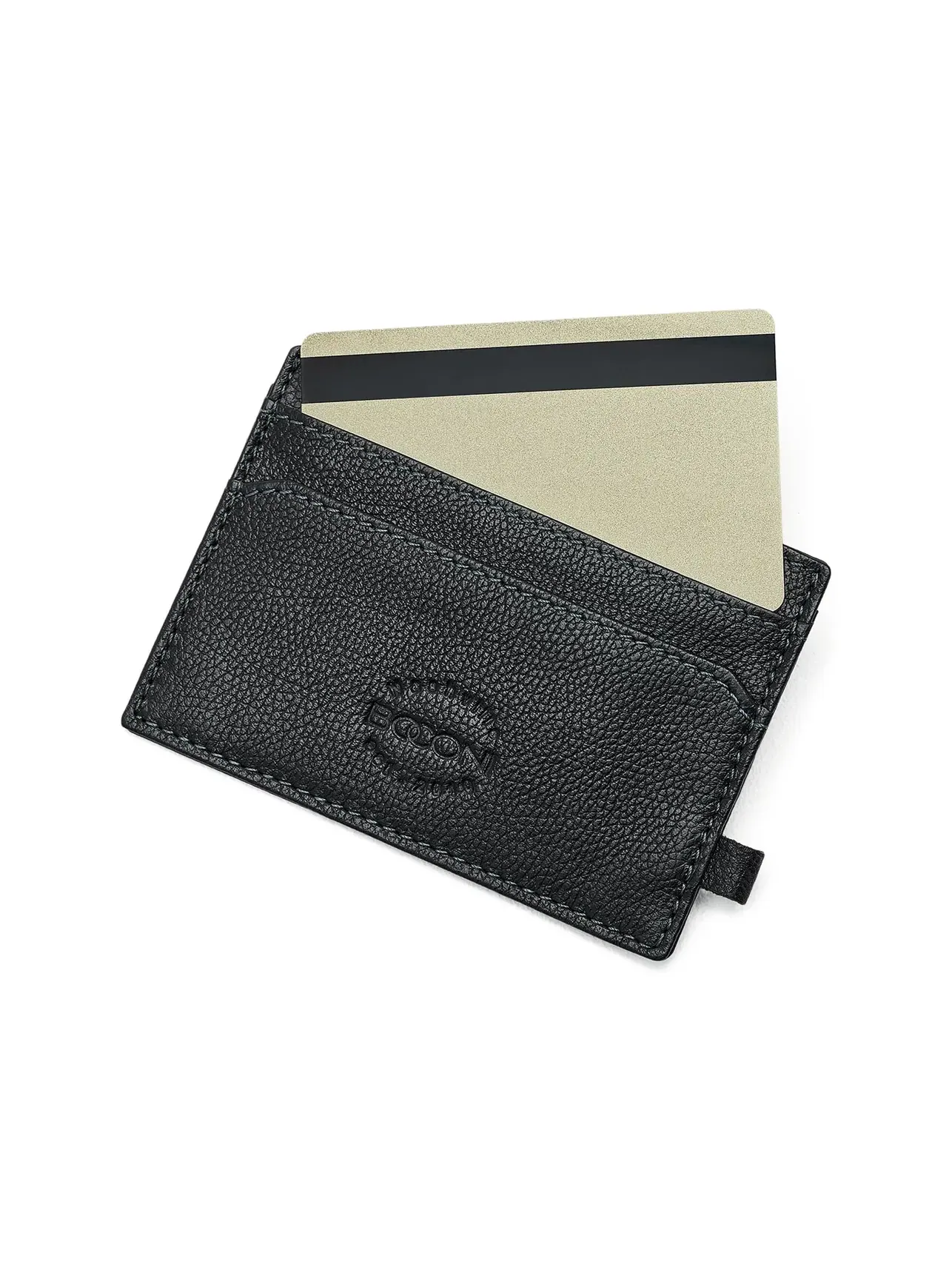 Кожаная визитница с удостоверением Leather ID Card Case Boconi Bags And Leather — изображение 3 из 5, черный