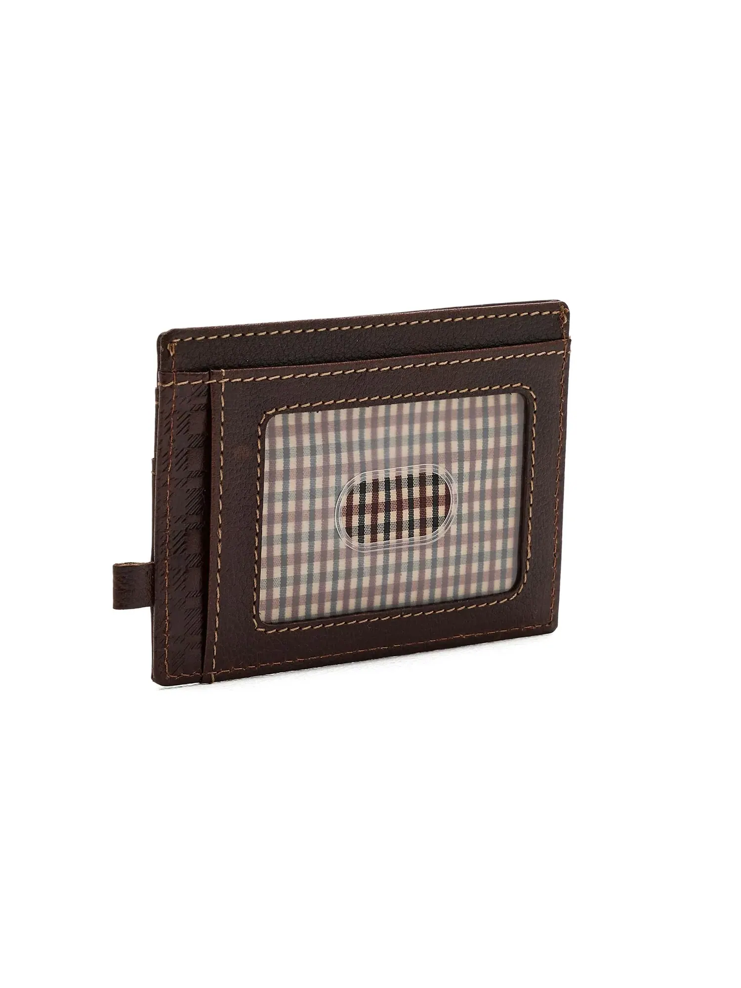 Кожаная визитница с удостоверением Leather ID Card Case Boconi Bags And Leather — изображение 2 из 4, коричневый