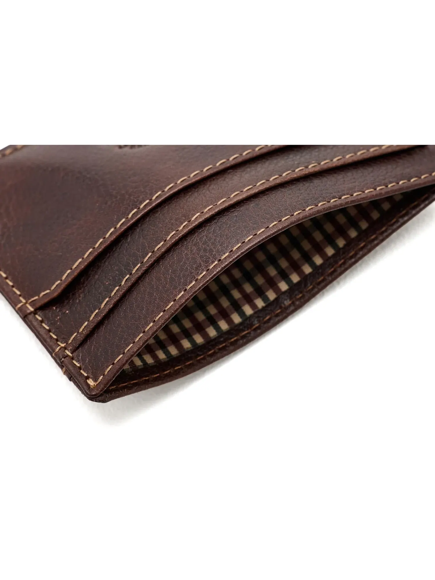 Кожаная визитница с удостоверением Leather ID Card Case Boconi Bags And Leather — изображение 4 из 4, коричневый