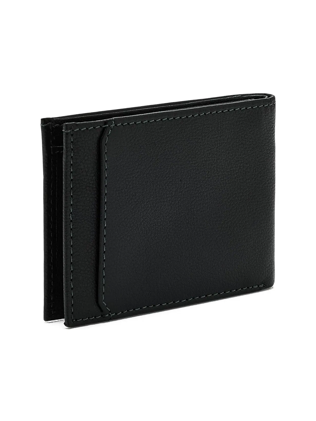 Кожаный бифолд-кошелек Bifold Leather Wallet Boconi Bags And Leather — изображение 2 из 5, черный