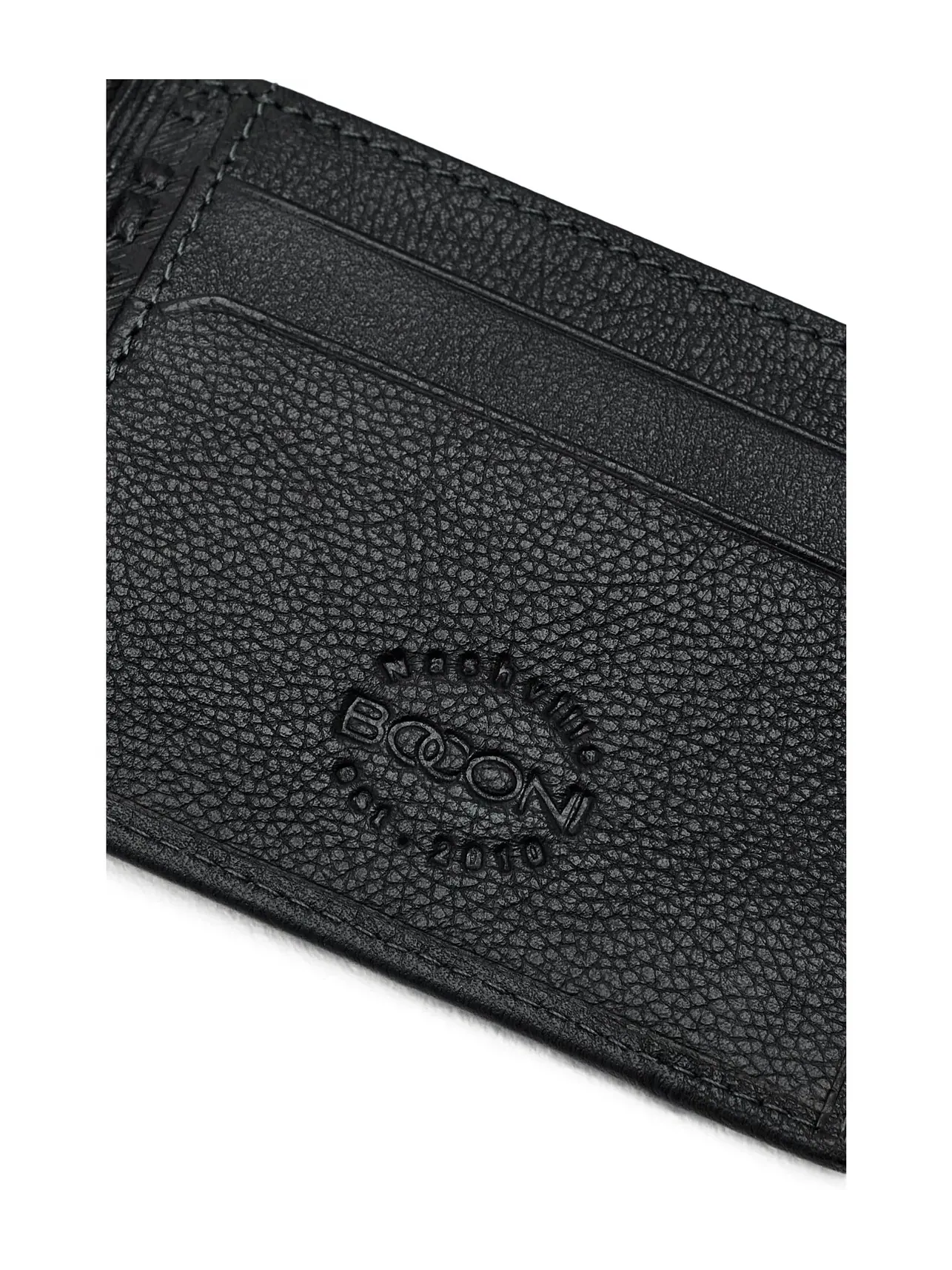 Кожаный бифолд-кошелек Bifold Leather Wallet Boconi Bags And Leather — изображение 4 из 5, черный