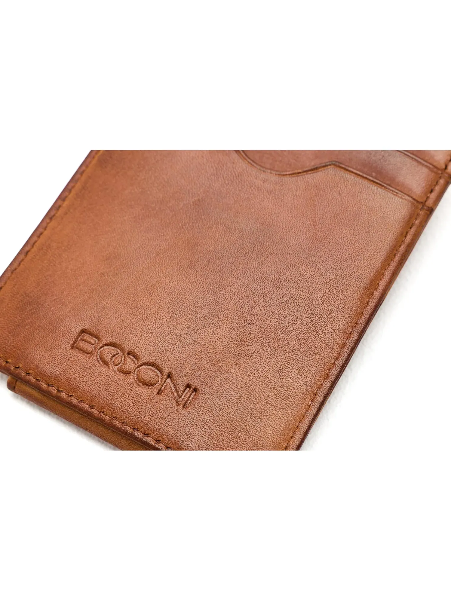 Визитница с магнитным зажимом для денег Magnetic Money Clip Card Case Boconi Bags And Leather — изображение 3 из 4