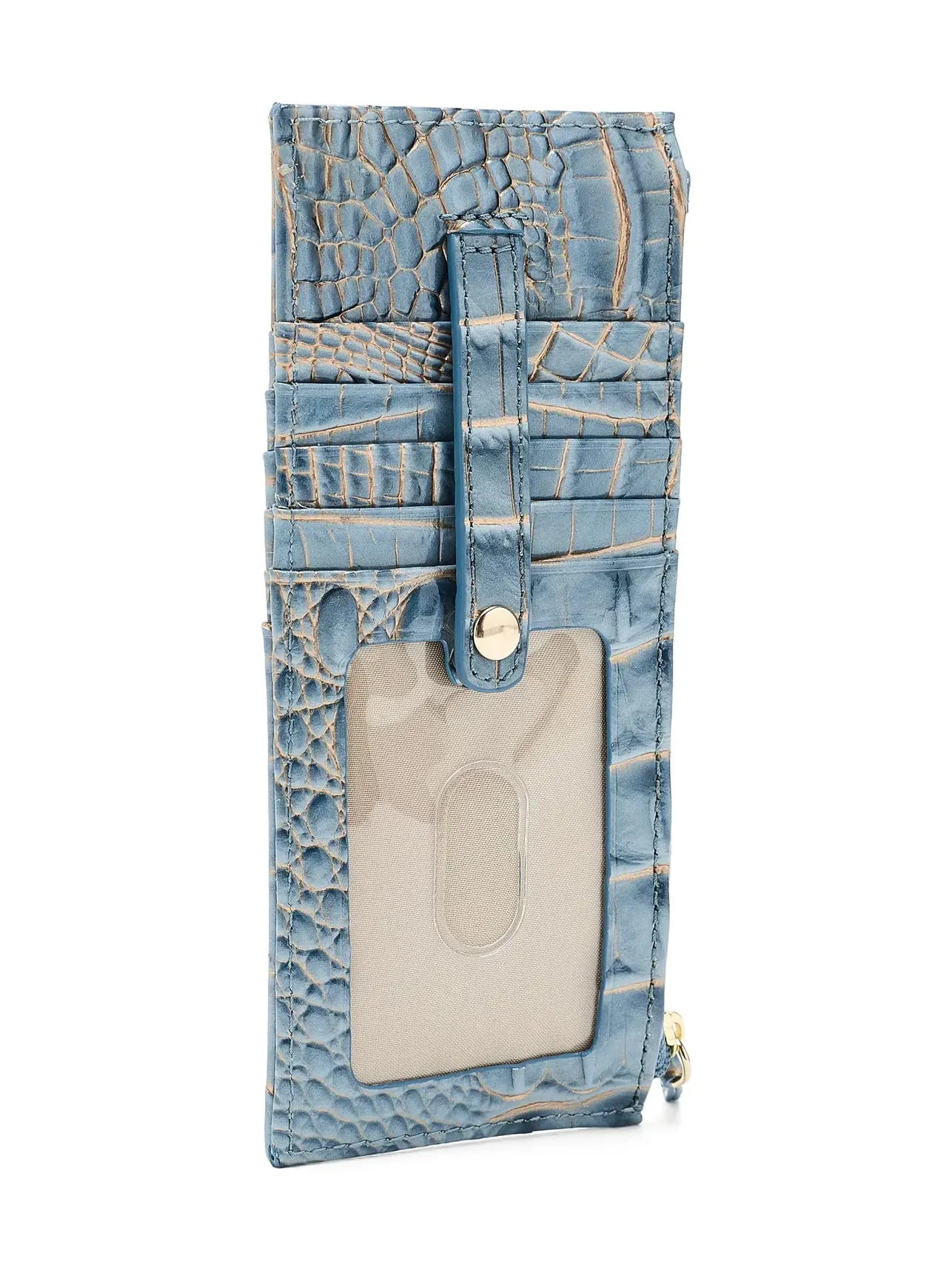 Кошелек для кредитных карт Credit Card Wallet Brahmin — изображение 2 из 5, винтажный индиго