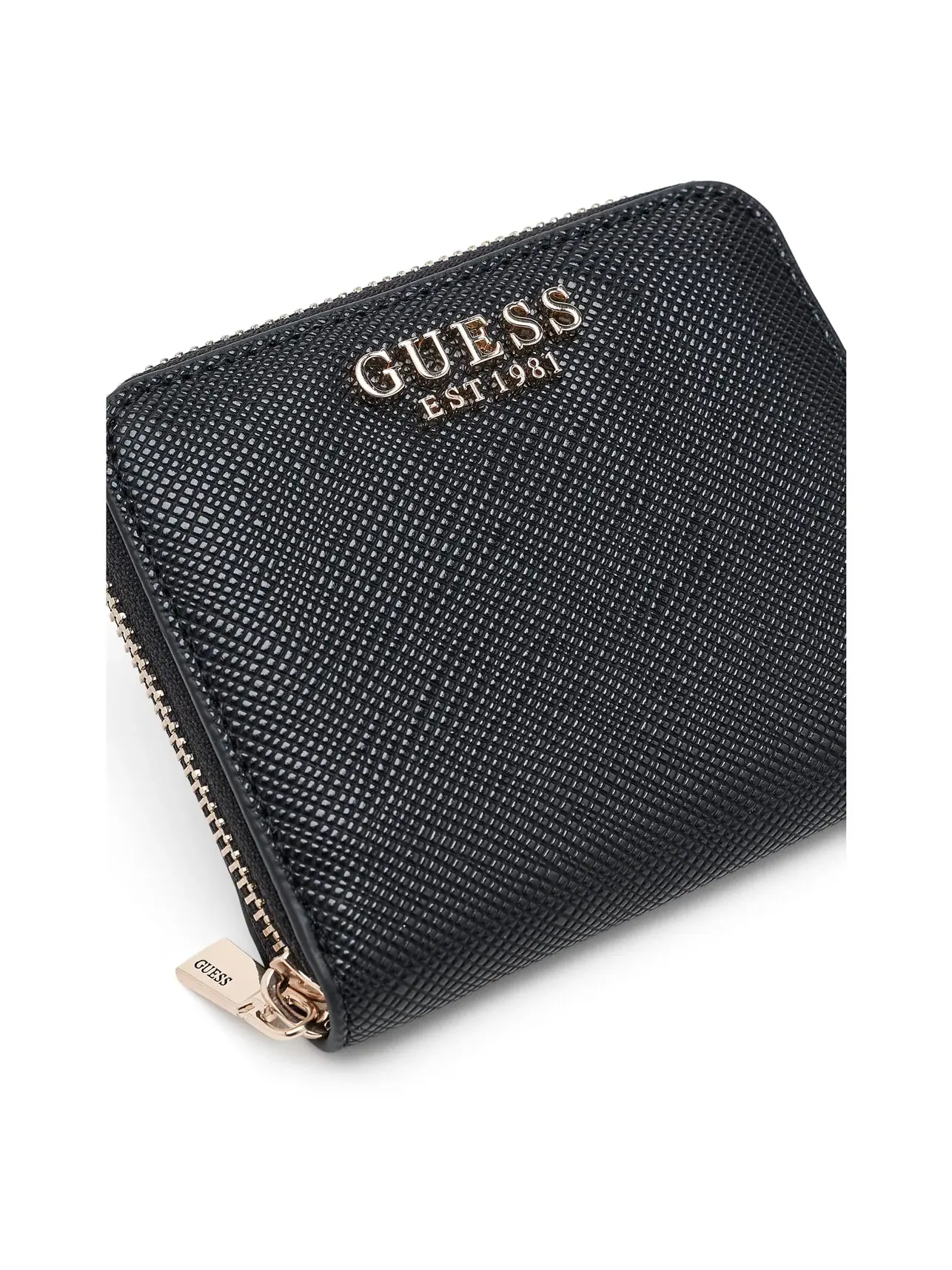 Компактный кошелек на молнии Danielle Small Zip Around Wallet Guess — изображение 4 из 5, черный