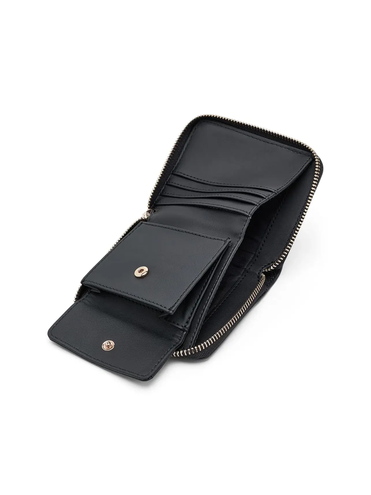 Компактный кошелек на молнии Danielle Small Zip Around Wallet Guess — изображение 5 из 5, черный