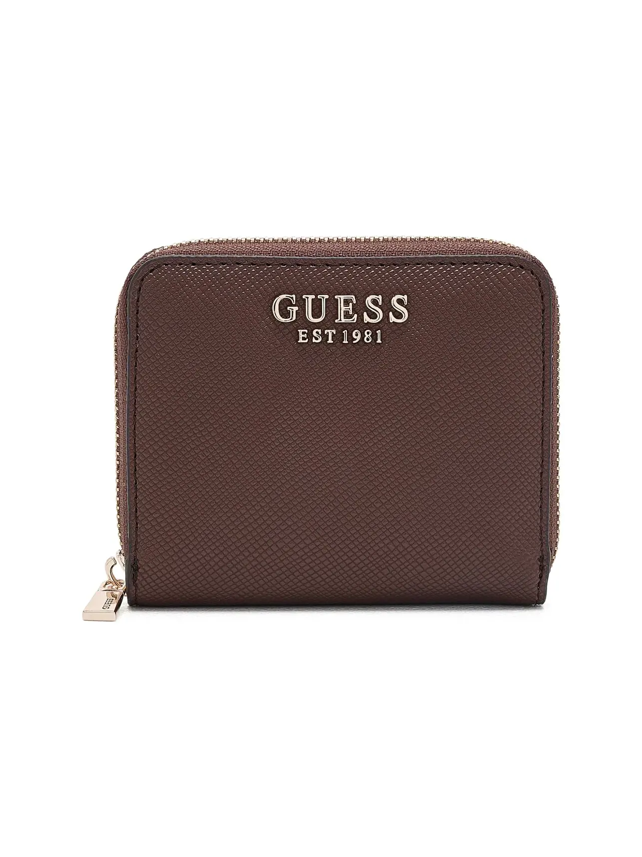 Компактный кошелек на молнии Danielle Small Zip Around Wallet Guess — изображение 1 из 5, коричневый