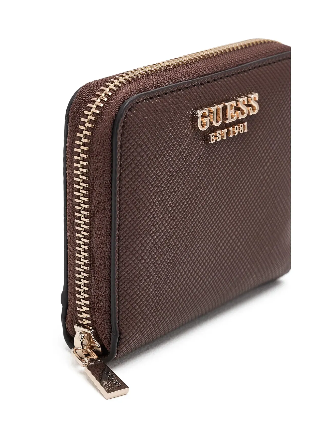 Компактный кошелек на молнии Danielle Small Zip Around Wallet Guess — изображение 4 из 5, коричневый