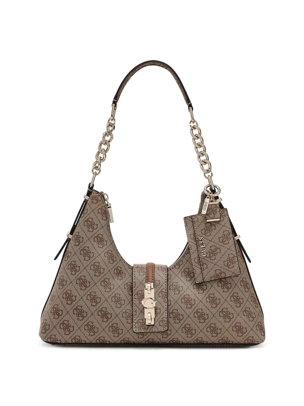 Сумка-хобо с логотипом Yvonne Logo Hobo Guess — 1