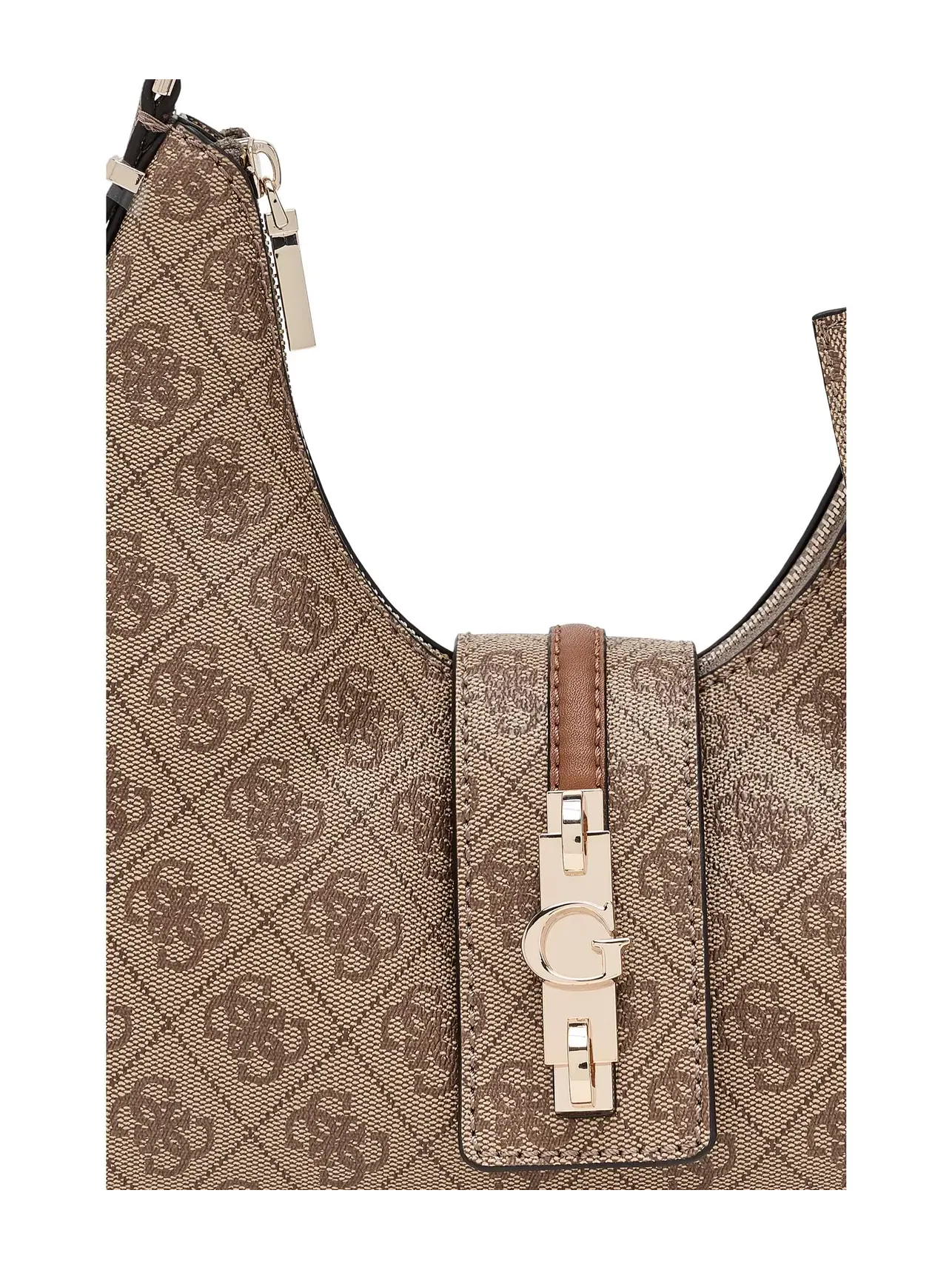 Сумка-хобо с логотипом Yvonne Logo Hobo Guess — 4