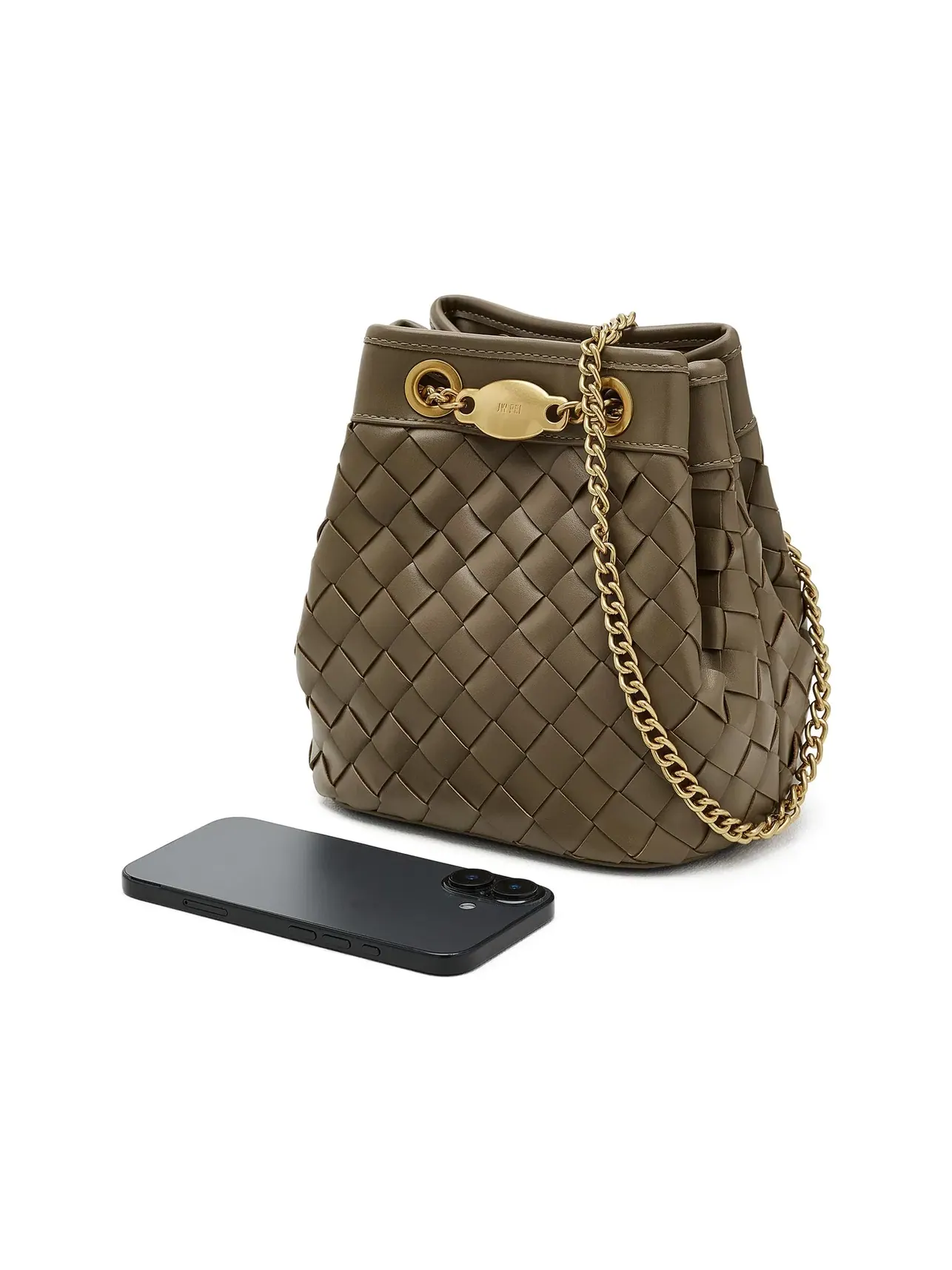 Сумка-ведро ручной работы Yara Hand-Woven Bucket Bag Jw Pei — 3