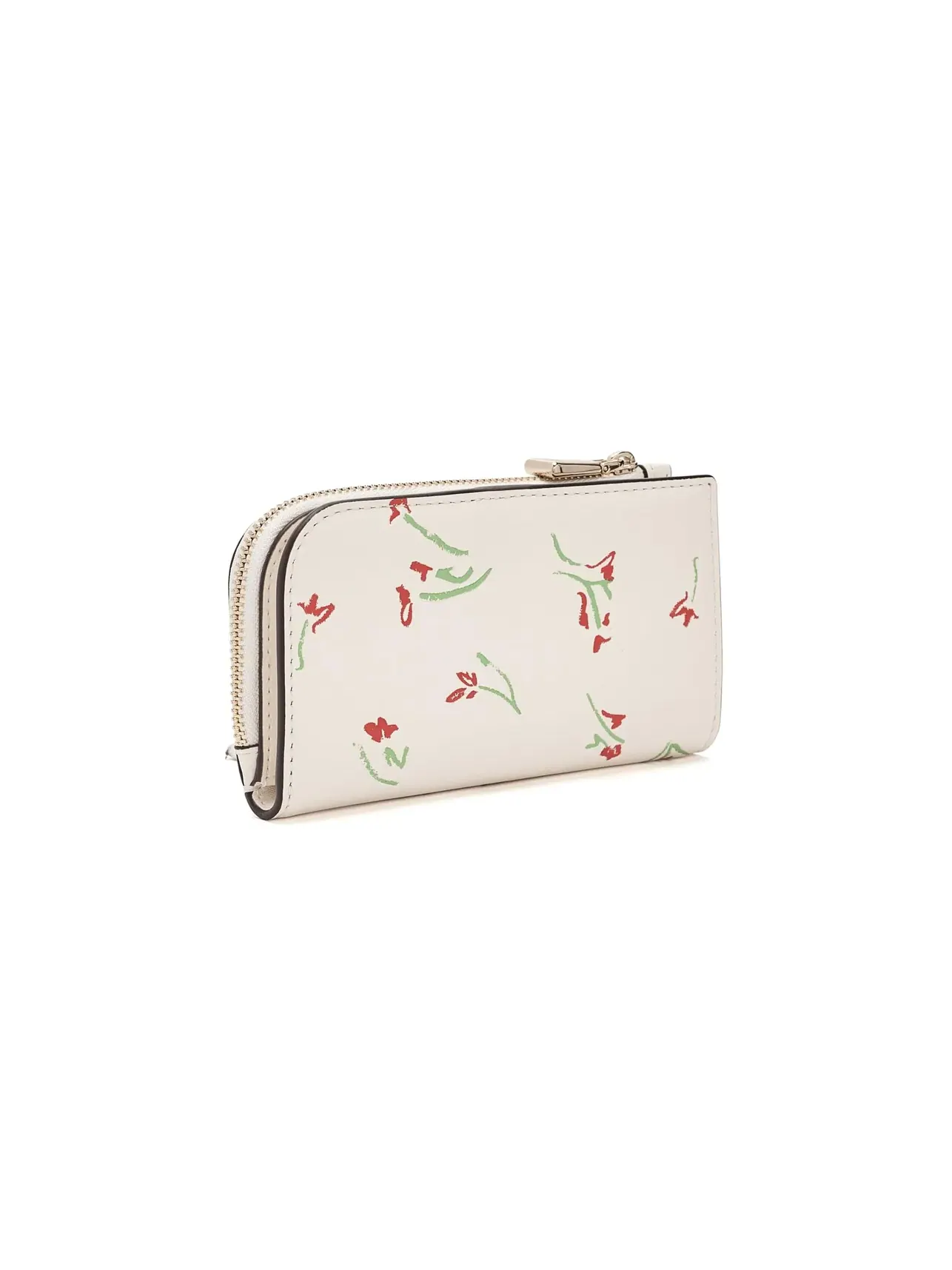 Компактный бифолд-кошелек Devin Vibrant Buds Small Bifold Wallet Kate Spade New York — изображение 2 из 5, кремовый мульти