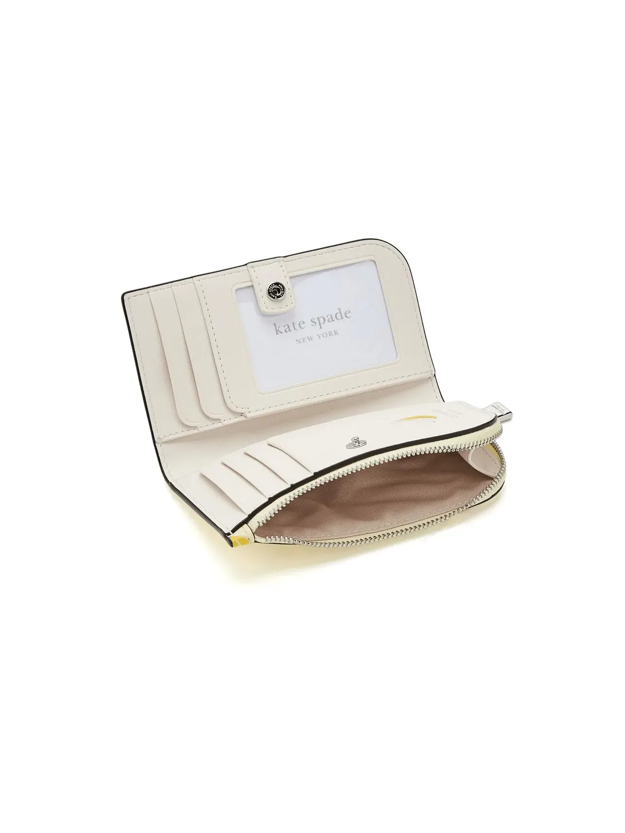Компактный бифолд-кошелек Devin Banana Small Bifold Wallet Kate Spade New York — изображение 5 из 5, желтый
