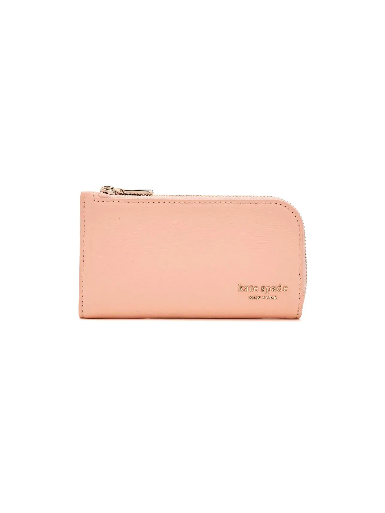 Компактный тонкий бифолд-кошелек Devin Small Slim Bifold Wallet Kate Spade New York — изображение 1 из 5, персиковый