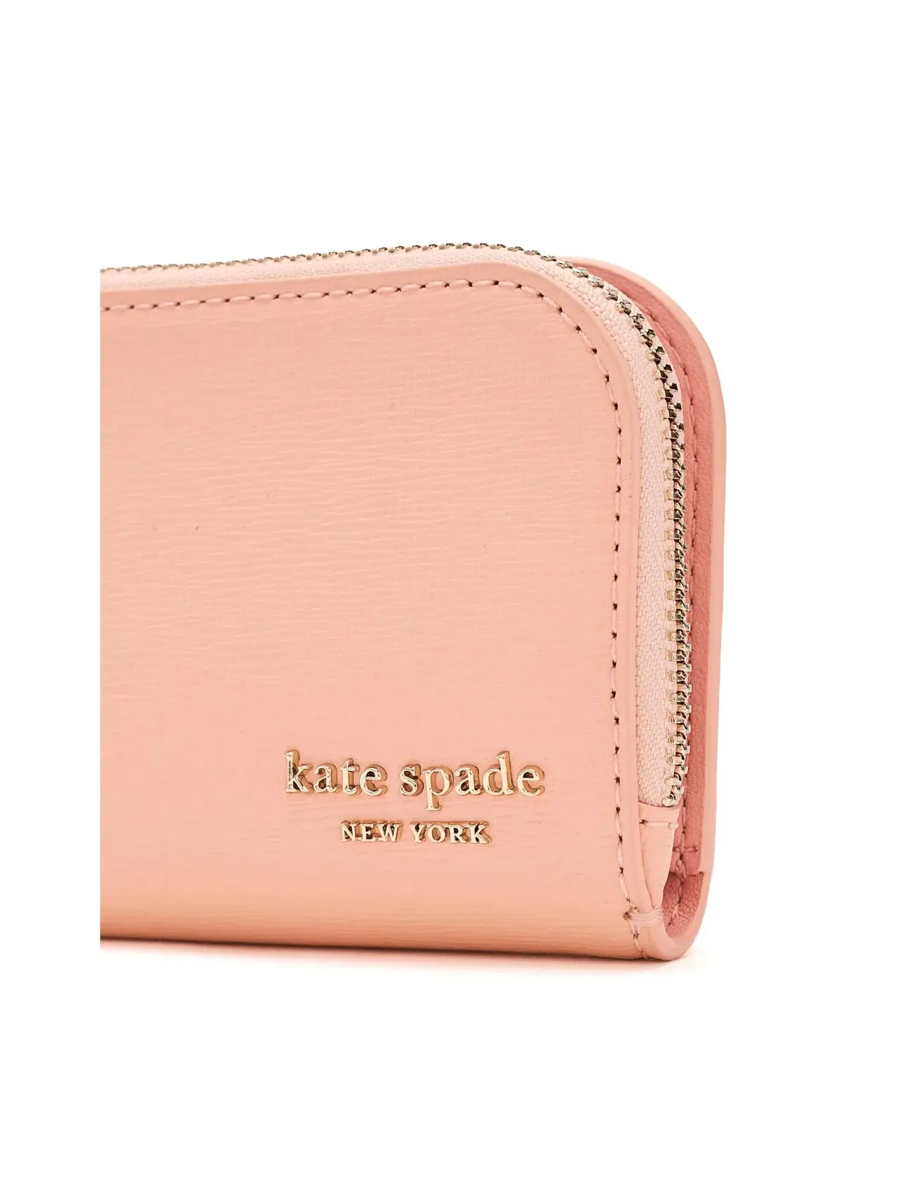 Компактный тонкий бифолд-кошелек Devin Small Slim Bifold Wallet Kate Spade New York — изображение 4 из 5, персиковый