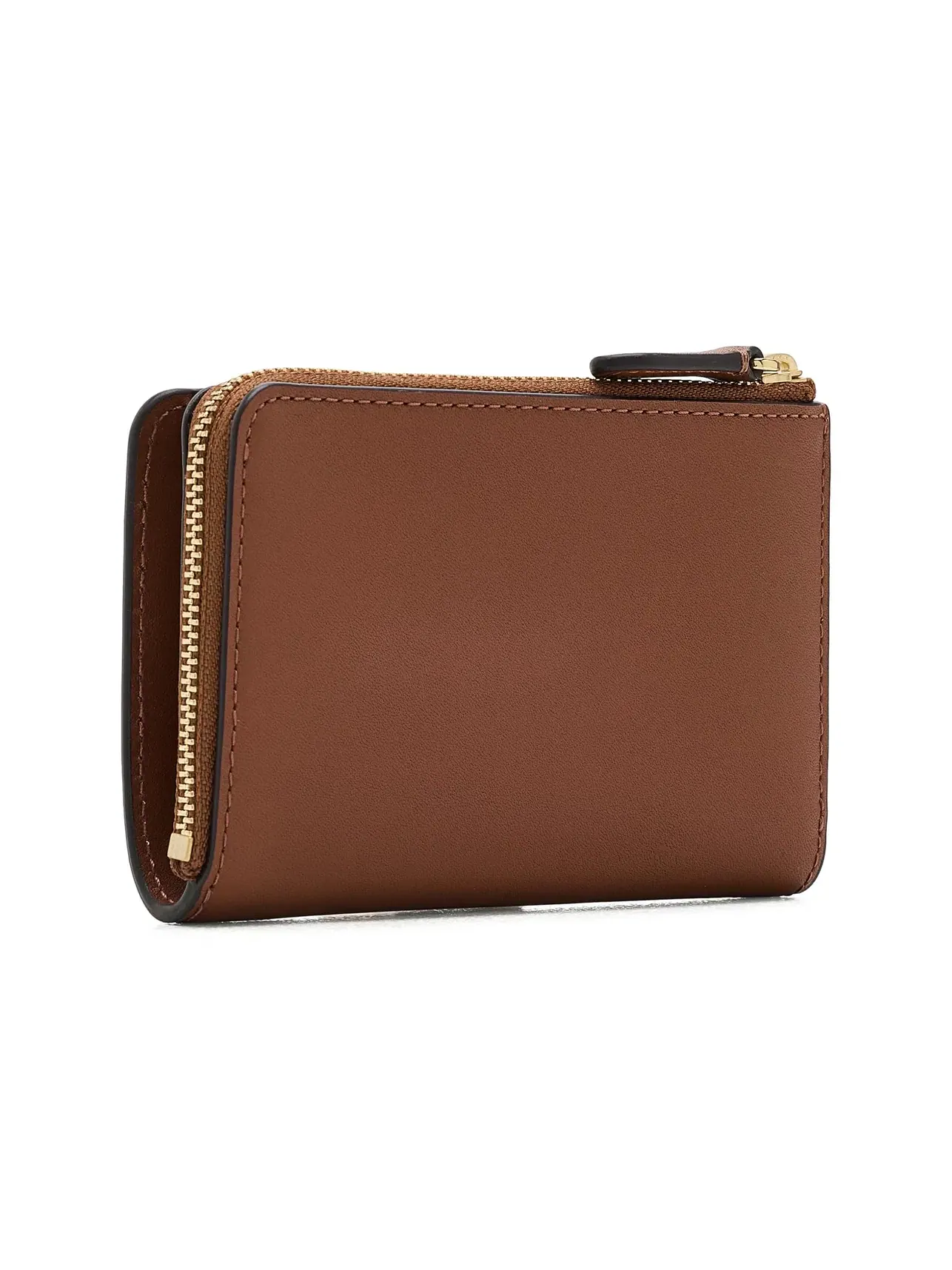 Маленький кожаный бифолд-кошелек Leather Small Bi-Fold Wallet Lauren Ralph Lauren — изображение 2 из 5, бежевый