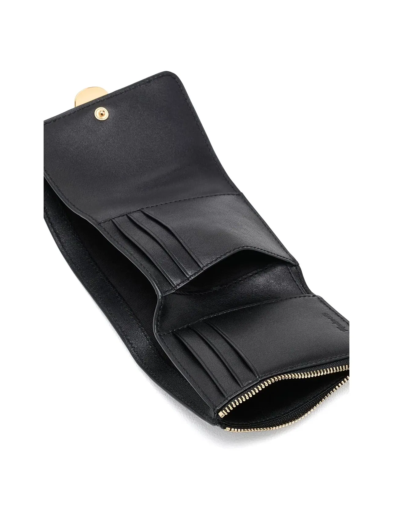 Трифолд-кошелек Organic Drop Trifold Wallet Madewell — изображение 5 из 5, черный