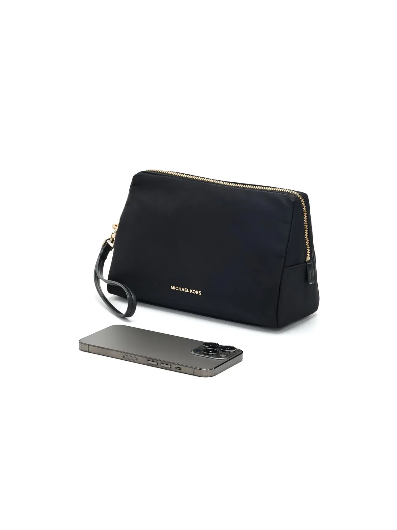 Большой косметический кошелек-браслет Zadie Large Cosmetic Wristlet Michael Michael Kors — изображение 3 из 5, черный