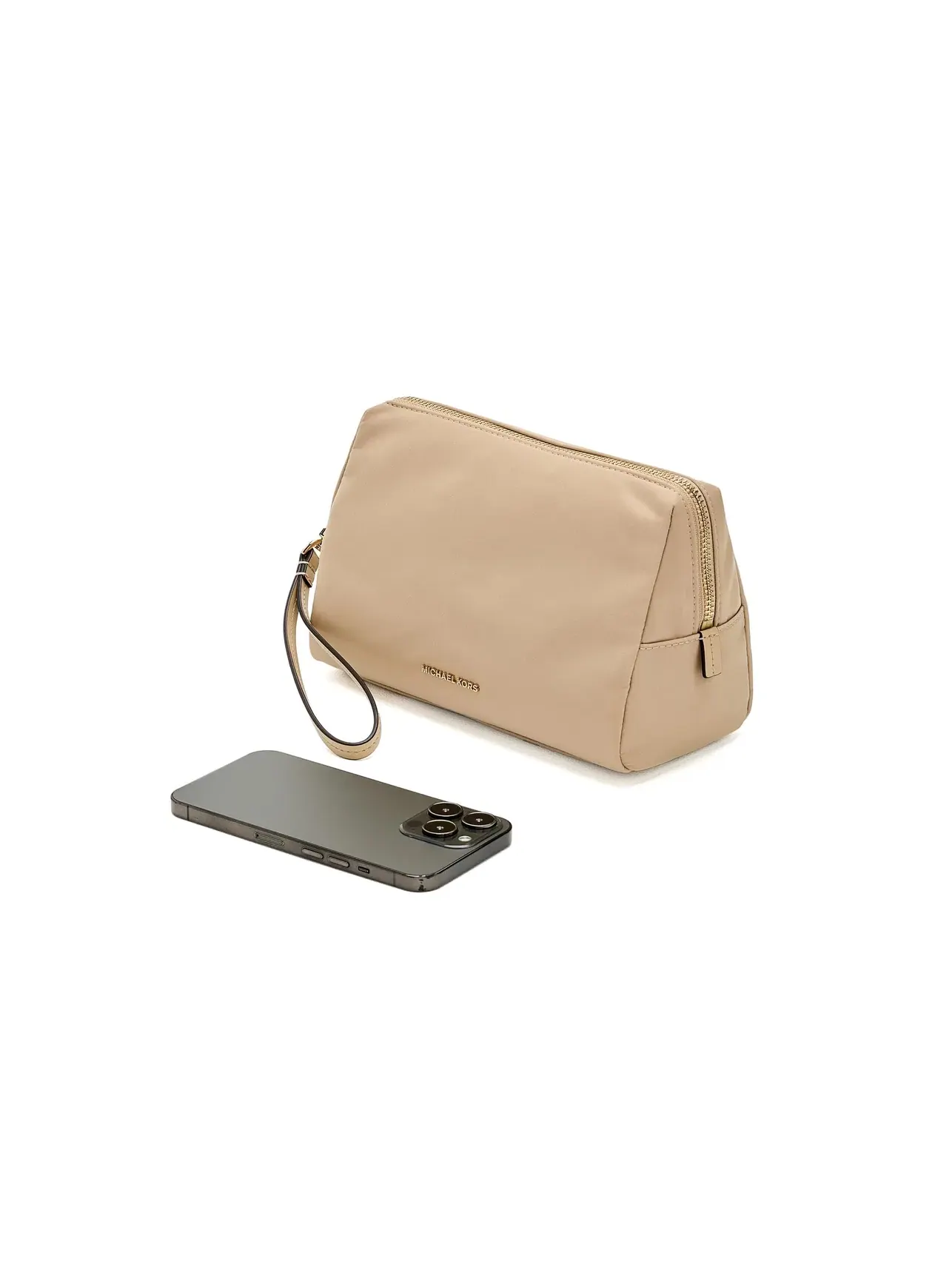 Большой косметический кошелек-браслет Zadie Large Cosmetic Wristlet Michael Michael Kors — изображение 3 из 5, хаки