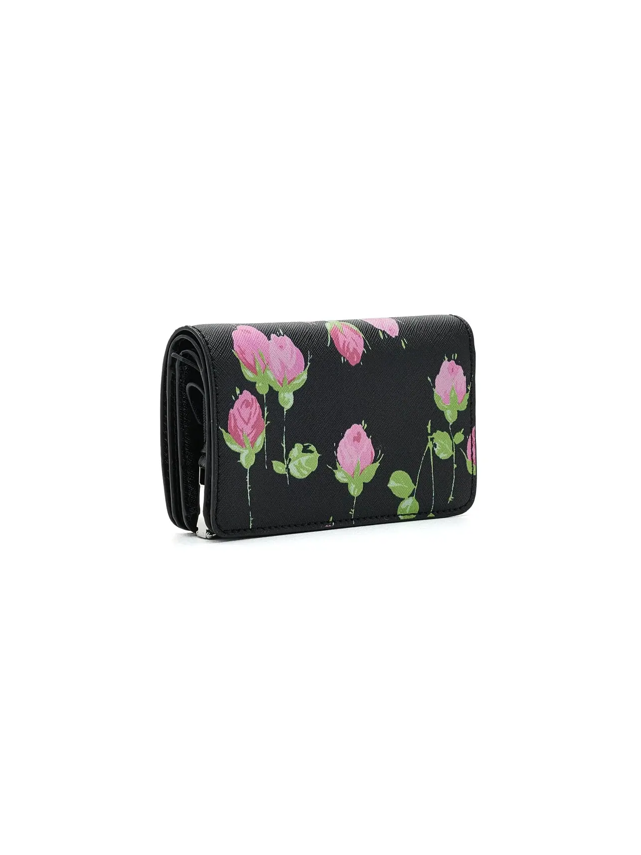 Компактный кошелек Snapshot Compact Wallet In Vintage Floral Marc Jacobs — изображение 2 из 5, черный мульти
